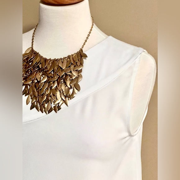 BANANA REPUBLIC one-shoulder blouse, size XS - Picture 2 of 7